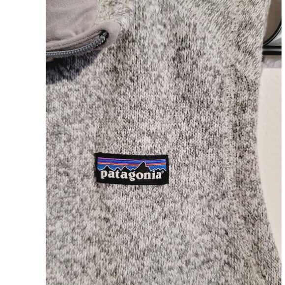 Patagonia Better Sweater 25886 Fleece Vest Embroidered Logo Gray Medium - Picture 4 of 12